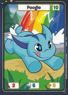 FOIL Poogle (Blue) - DON-050 - C - Neopets TCG  Defenders of Neopia 1st Edition