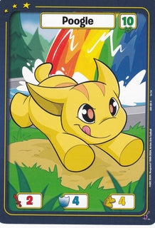 FOIL Poogle (Yellow) - DON-051 - C - Neopets TCG  Defenders of Neopia 1st Edition
