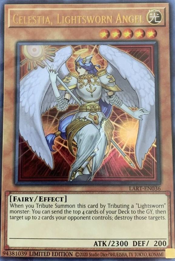 [SEALED] Celestia Lightsworn Angel -LART-EN036 - Ultra Rare Limited Edition