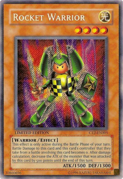 Rocket Warrior - CT2-EN005 - Secret Rare Limited Edition