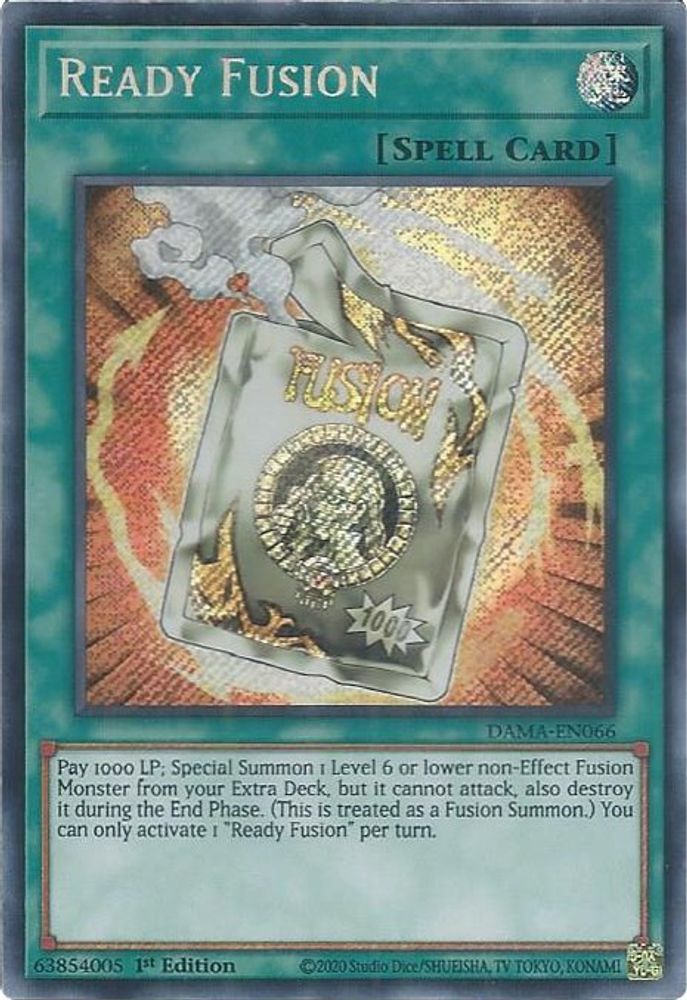 Ready Fusion - (DAMA-EN066) - Secret Rare  1st Edition