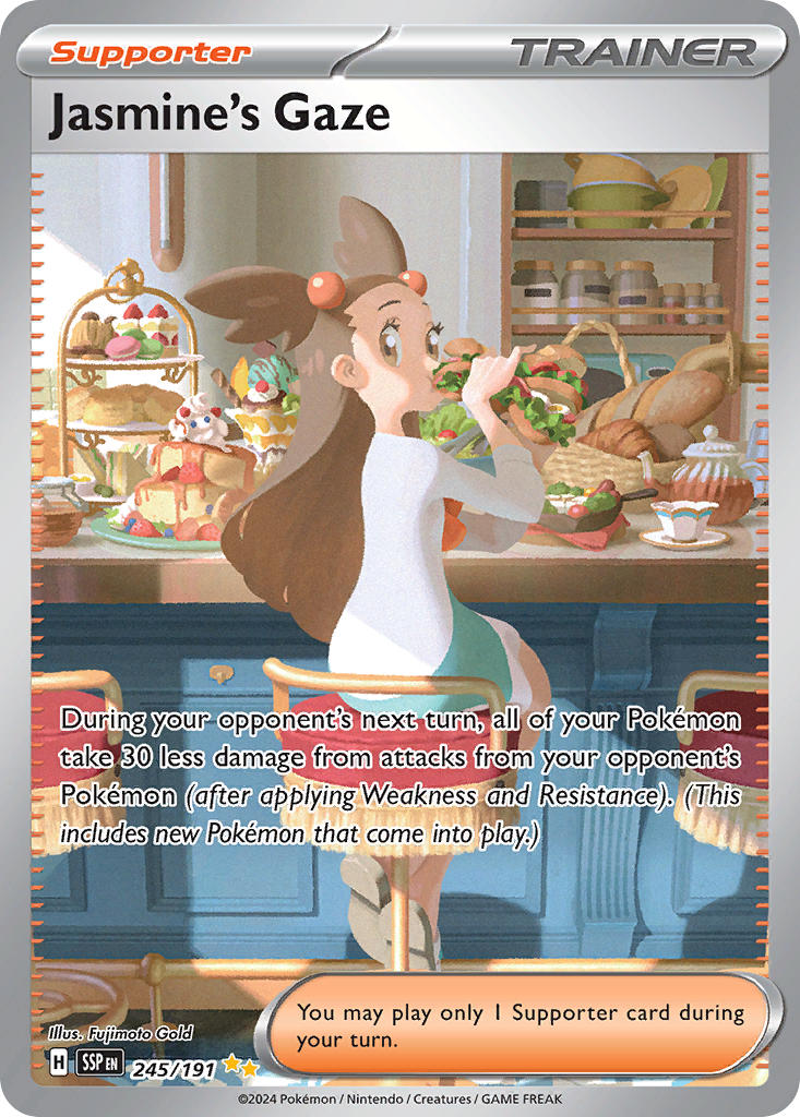 Jasmine's Gaze - 245/191 - [SPECIAL] Illustration Rare Surging Sparks