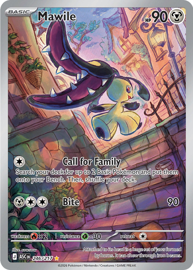 Mawile - ( 246/217 ) - Illustration Rare - Pokemon ME Ascended Heroes