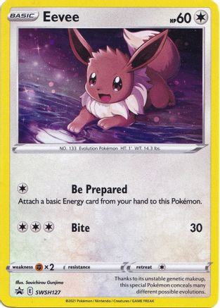 Eevee - SWSH127 - Pokemon SWSH Sword & Shield Promo