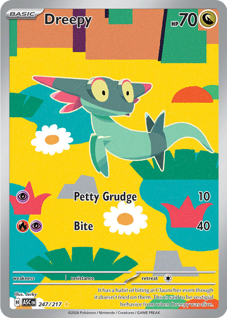 Dreepy - ( 247/217 ) - Illustration Rare - Pokemon ME Ascended Heroes