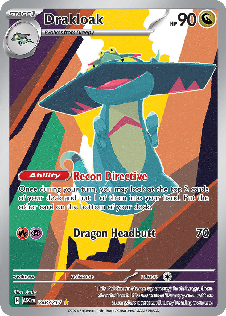 Drakloak - ( 248/217 ) - Illustration Rare - Pokemon ME Ascended Heroes