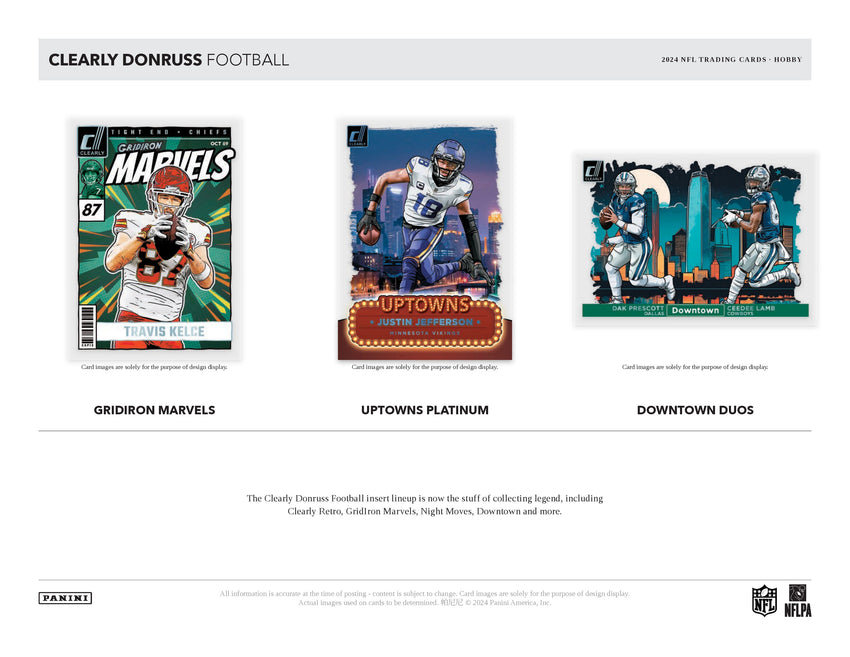 2024 Panini Clearly Donruss Football Hobby Box