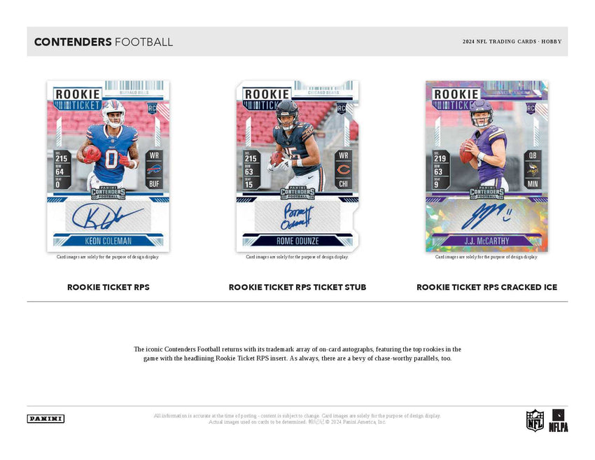 2024 Panini Contenders Football Hobby Box