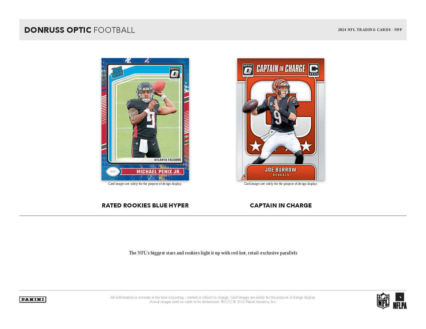 2024 Panini Donruss Optic Football 6-Pack Blaster Box