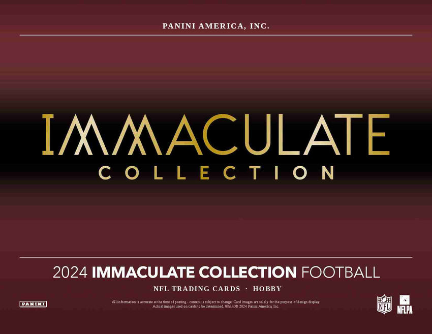 2024 Immaculate Football Hobby 2-Box Opening #29068 - Team Based - Sep 15 (4pm)