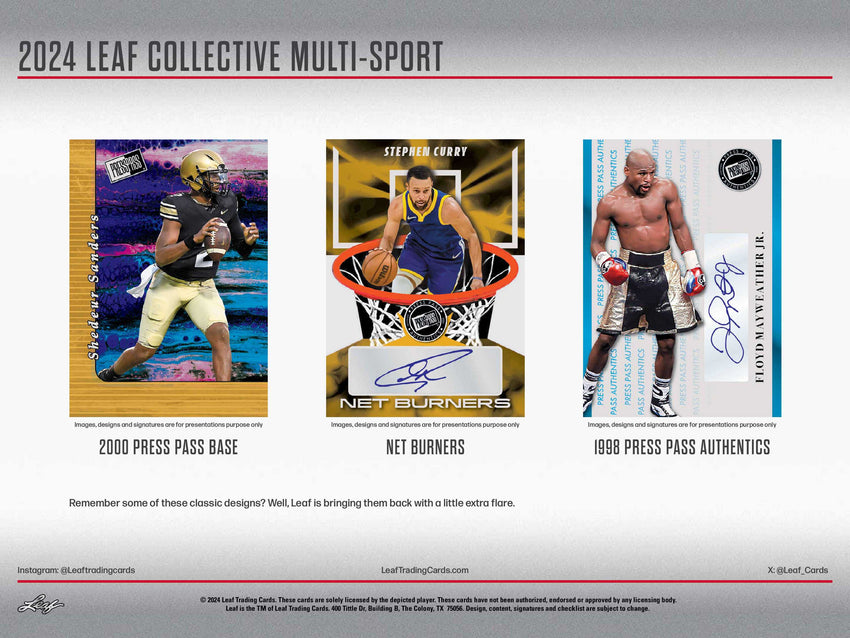 2024 Leaf Collective Multi-Sport Hobby Box-Cherry Collectables