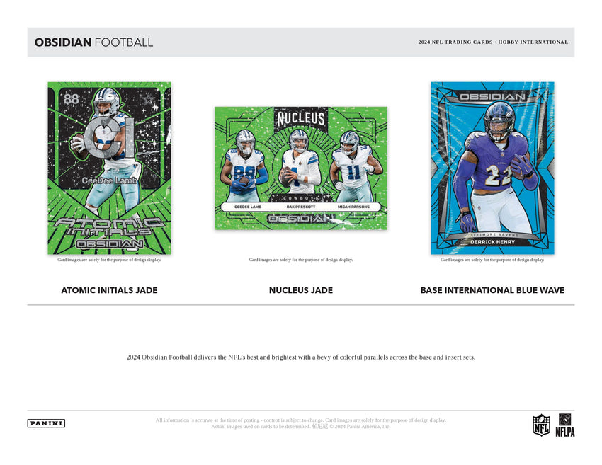 2024 Panini Obsidian Football Hobby International Box