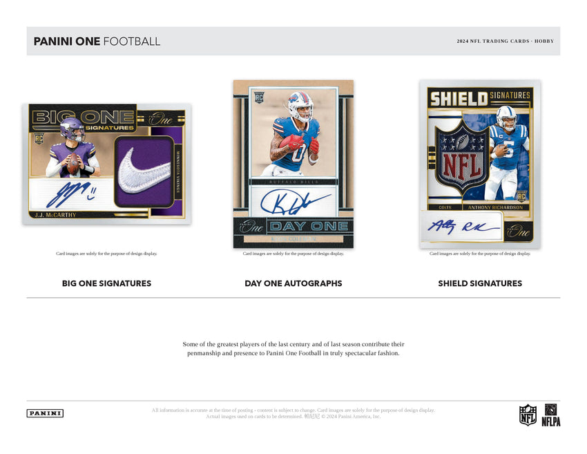2024 Panini One Football Hobby Box