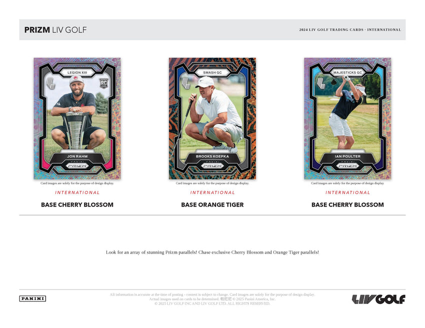 2024 Panini Prizm LIV Golf Hobby International Box