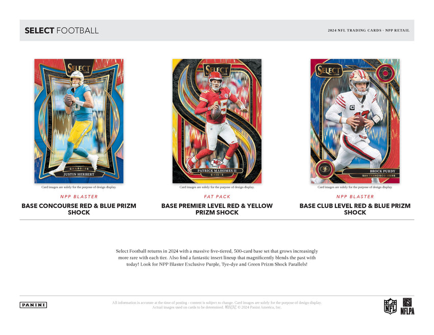 2024 Panini Select Football 6-Pack Blaster Box