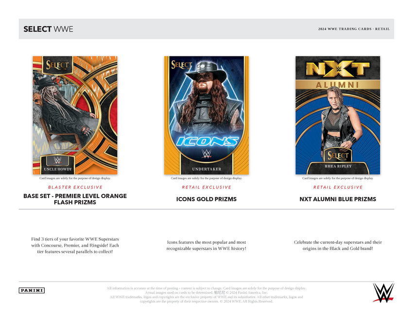 2024 Panini Select WWE Wrestling 6-Pack Blaster Box | Rhea Ripley