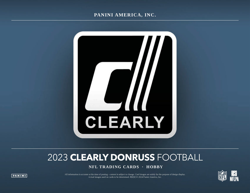 2023 Panini Clearly Donruss Football Hobby Box (Pre Order TBA)