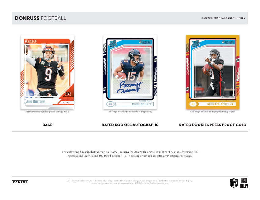 2024 Panini Donruss Football Hobby Box