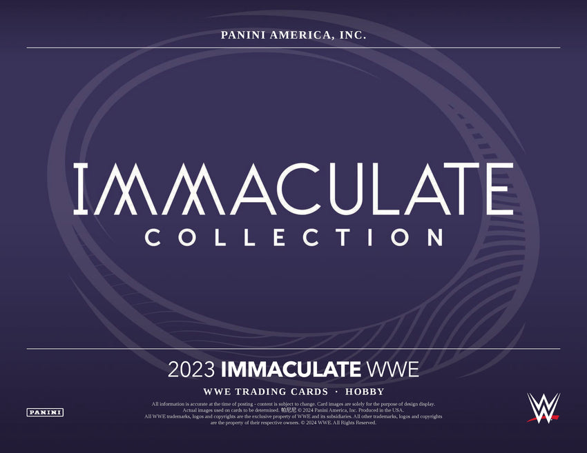 2023 WWE Immaculate 1-Box Break #20747 - Dual Random Serial -  Release Day
