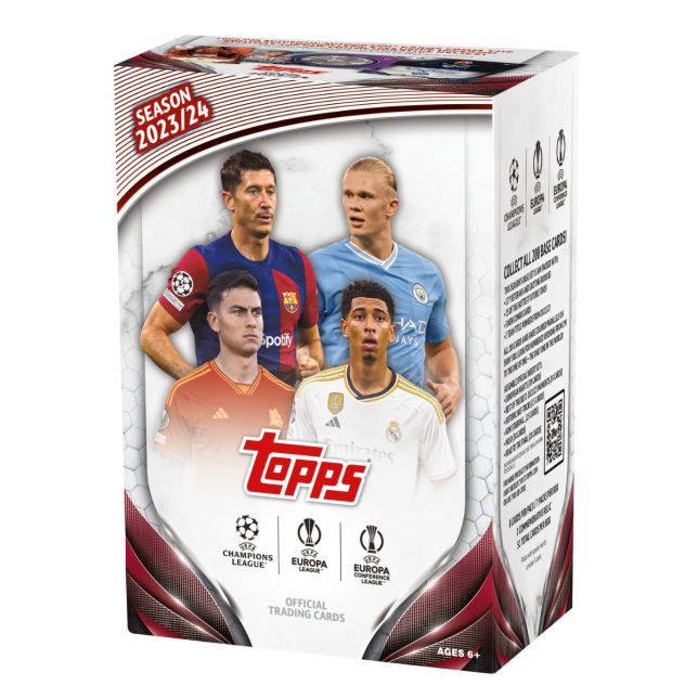 2023-24 Topps UEFA Club Competitions Soccer Value Box-Cherry Collectables