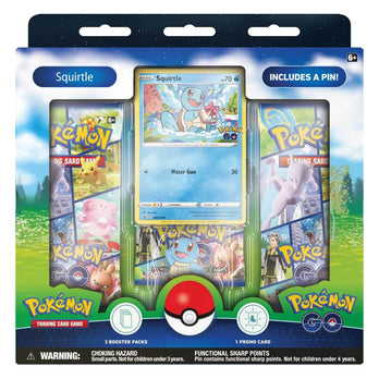 Pokemon TCG Pokémon GO Pin Collection Box - Squirtle