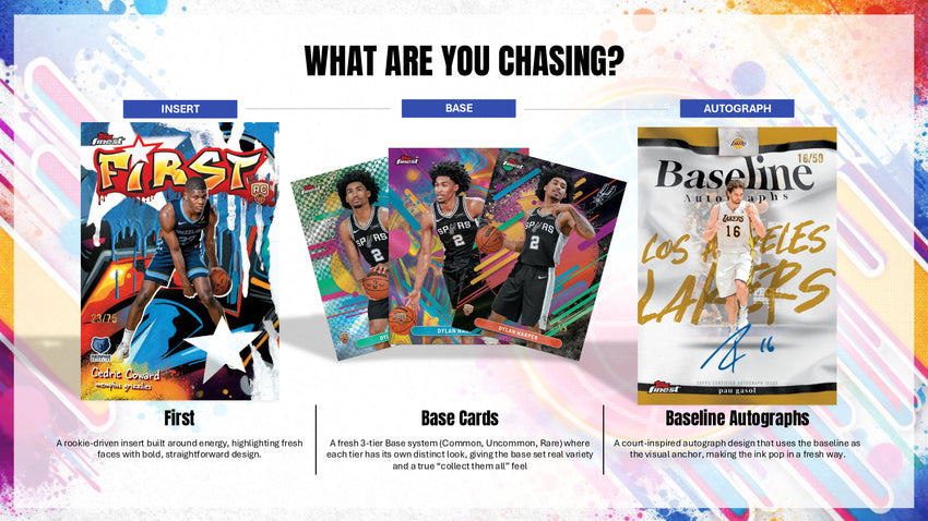 2025-26 Topps Finest Basketball Hobby Pack (Pre Order)