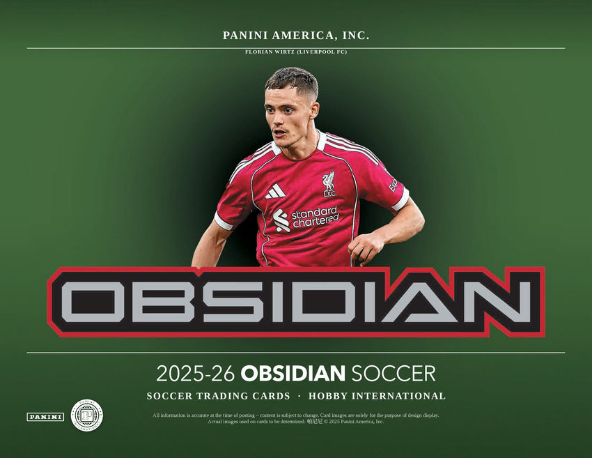 2025-26 Panini Obsidian Soccer Hobby International Box (Pre Order)