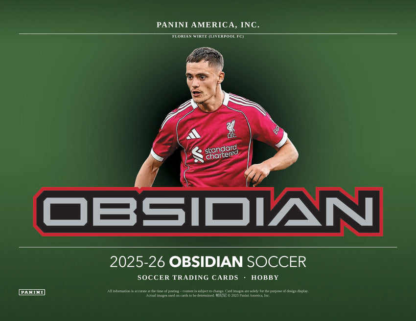 2025-26 Panini Obsidian Soccer Hobby Box (Pre Order)