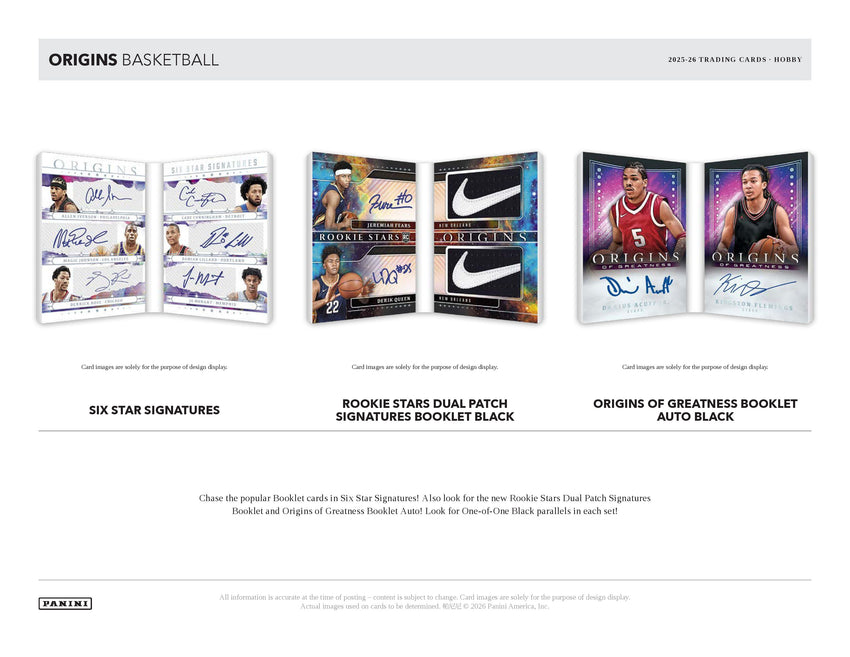 2025-26 Panini Origins Basketball Hobby Box (Pre Order)