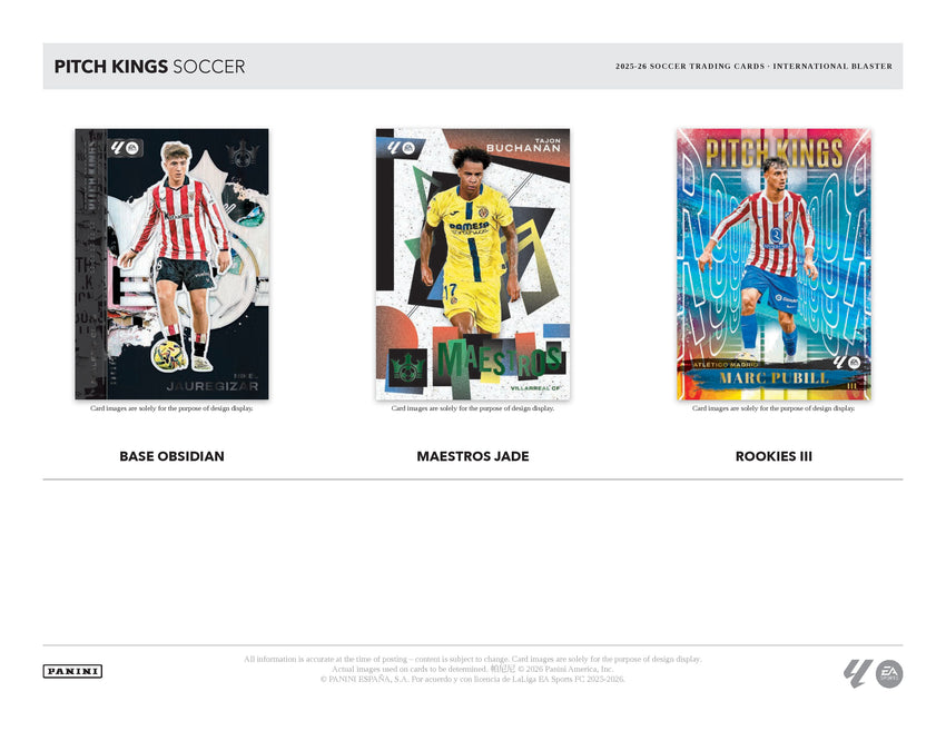 2025-26 Panini Pitch Kings Soccer International Blaster Box (Pre Order)