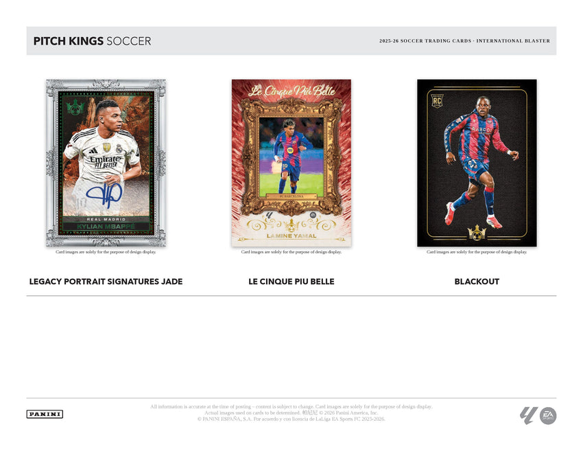 2025-26 Panini Pitch Kings Soccer International Blaster Box (Pre Order)