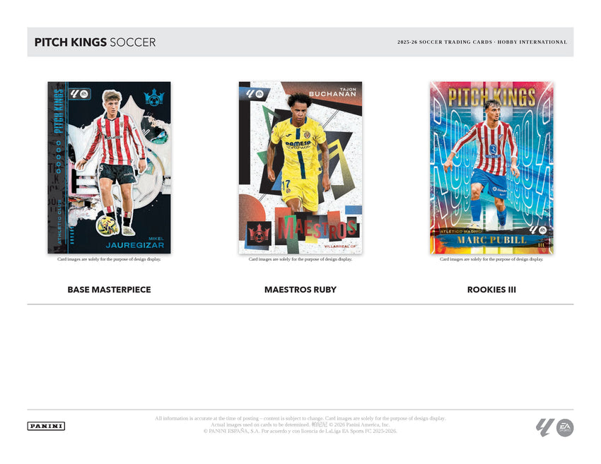 2025-26 Panini Pitch Kings Soccer International Box (Pre Order)