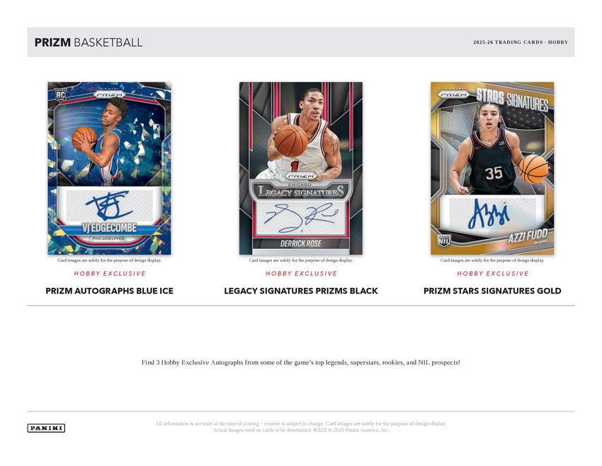 2025-26 Panini Prizm Basketball Hobby Box