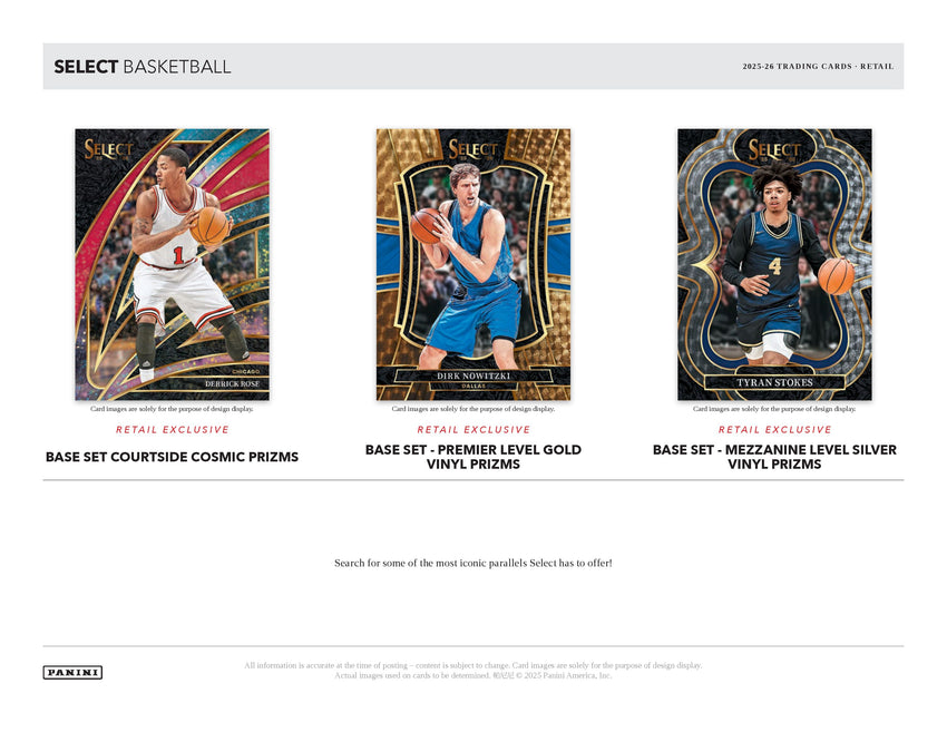 2025-26 Panini Select Basketball Mega Box (Pre Order)