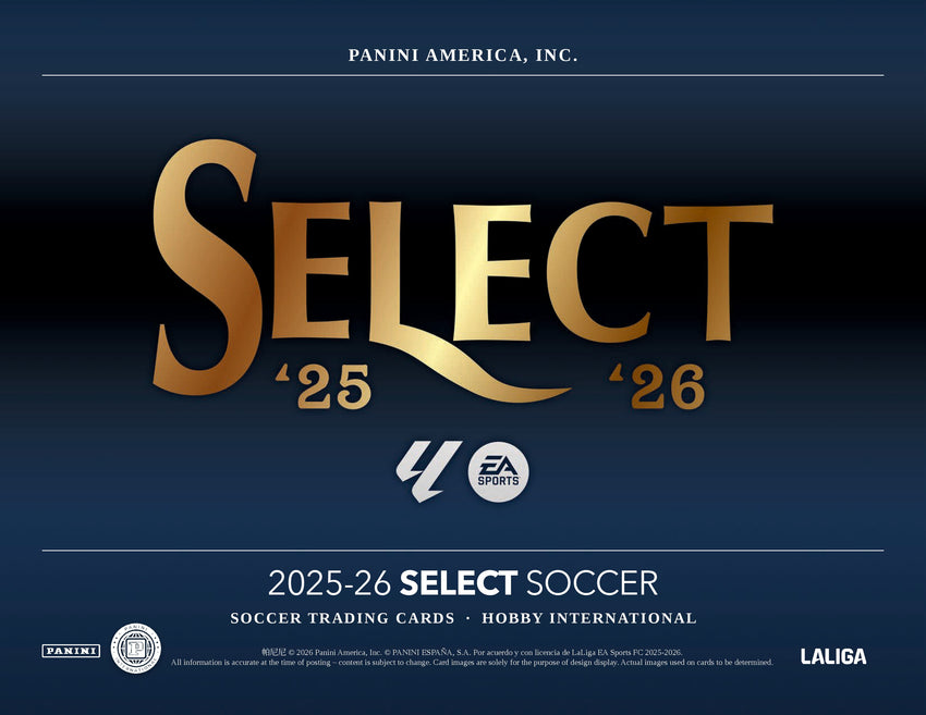 25-26 Select La Liga International 6 Box Half Case Opening #32537 - Spot Team Based - (Jun 11 4pm)
