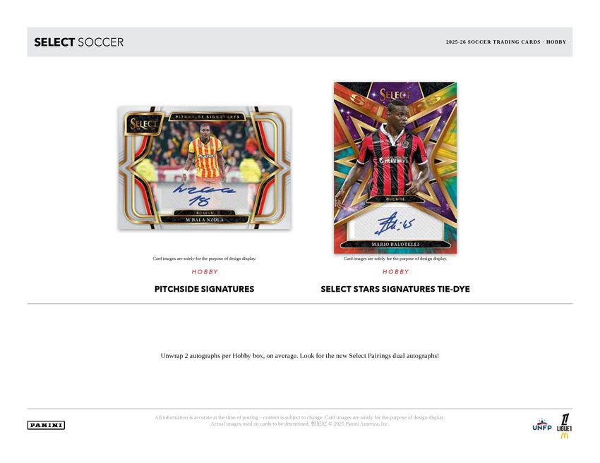 2025-26 Panini Select Ligue 1 Soccer H2 Box