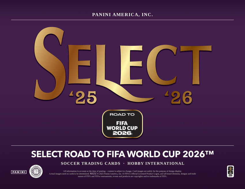 2025-26 Panini Select Road to FIFA World Cup Soccer Hobby International Box