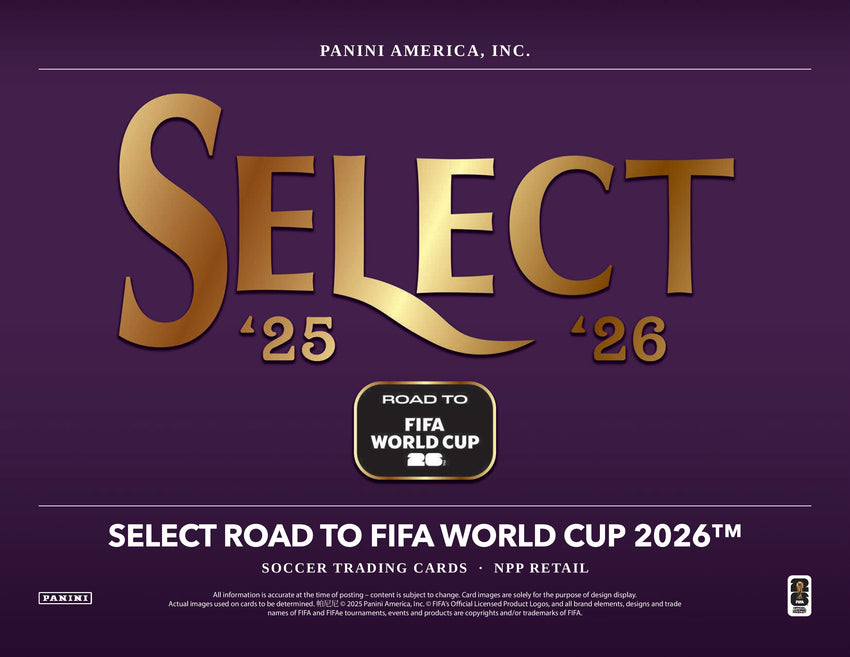 2025-26 Panini Select Road to FIFA World Cup Soccer Blaster Box