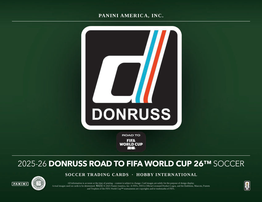 2025-26 Panini Donruss Road to World Cup Soccer Hobby International Pack