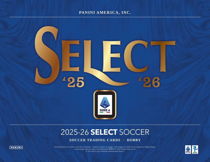 2025-26 Panini Select Serie A Soccer Hobby Box (Pre Order)