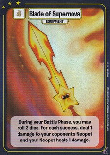 Blade of Supernova - DON-216 - SR - Neopets TCG  Defenders of Neopia 1st Edition