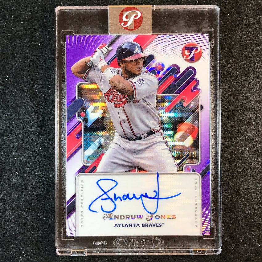 2025 Topps Pristine Baseball ANDRUW JONES Pristine Auto Purple 50/99