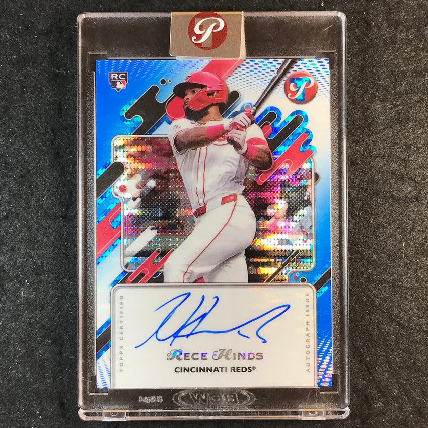 2025 Topps Pristine Baseball RECE HINDS Pristine Rookie Auto Blue 24/75