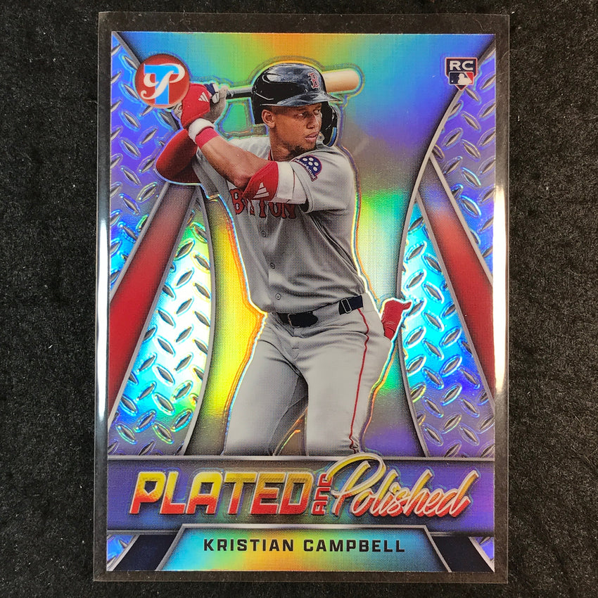 2025 Topps Pristine Baseball KRISTIAN CAMPBELL Plated and Polished Rookie #12