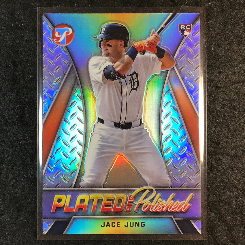 2025 Topps Pristine Baseball JACE JUNG Plated and Polished Rookie #18