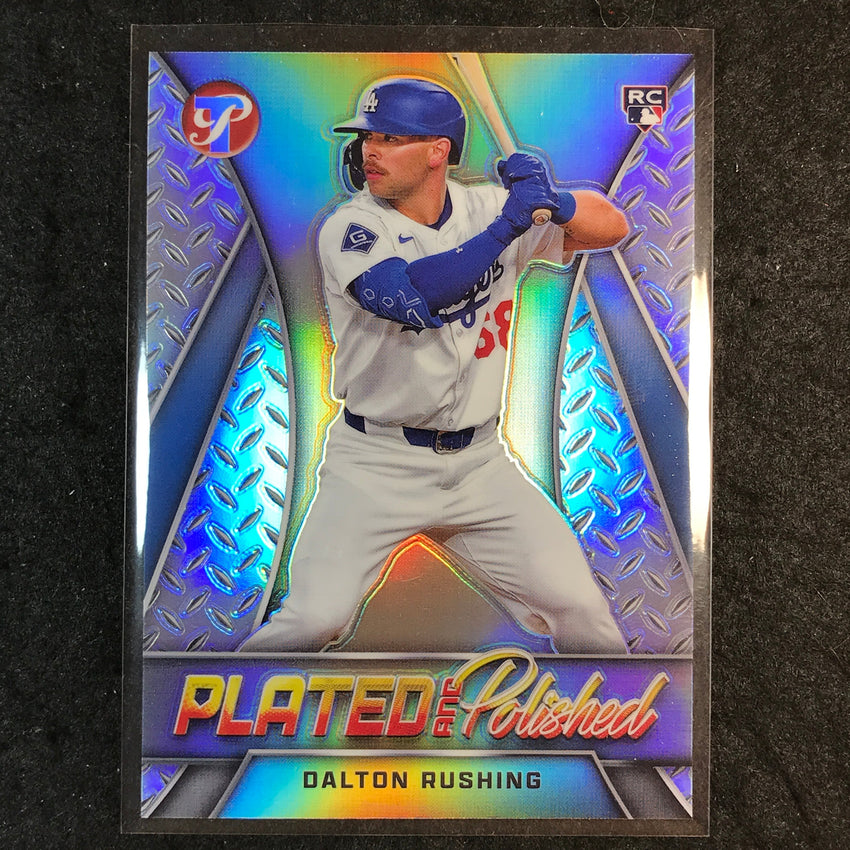 2025 Topps Pristine Baseball DALTON RUSHING Plated and Polished Rookie #30