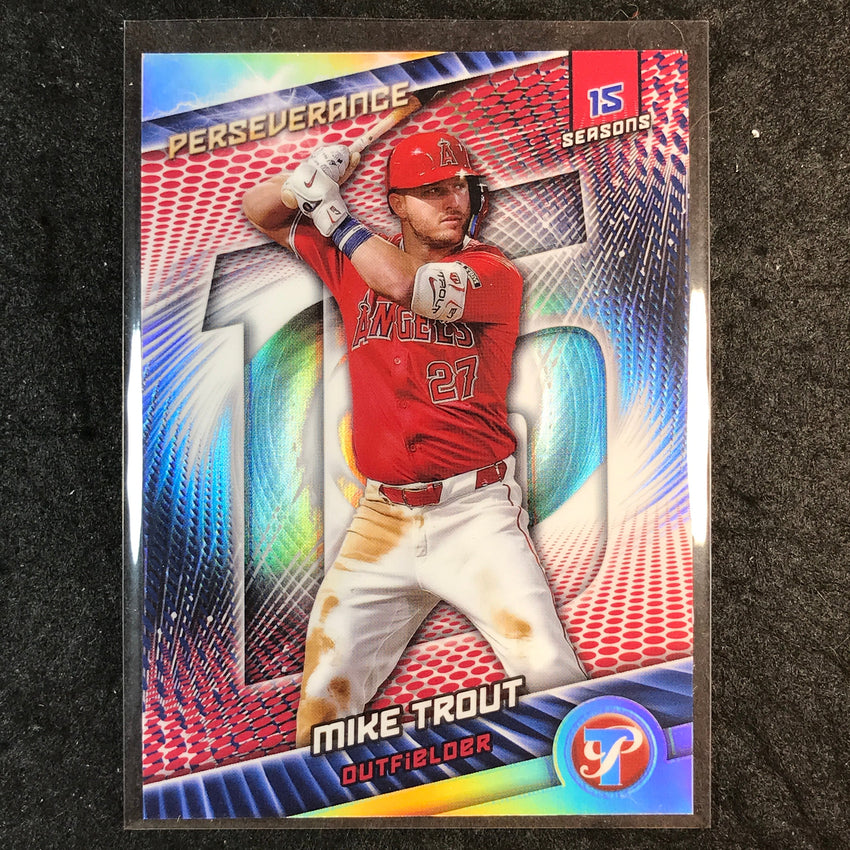 2025 Topps Pristine Baseball MIKE TROUT Perseverance #16