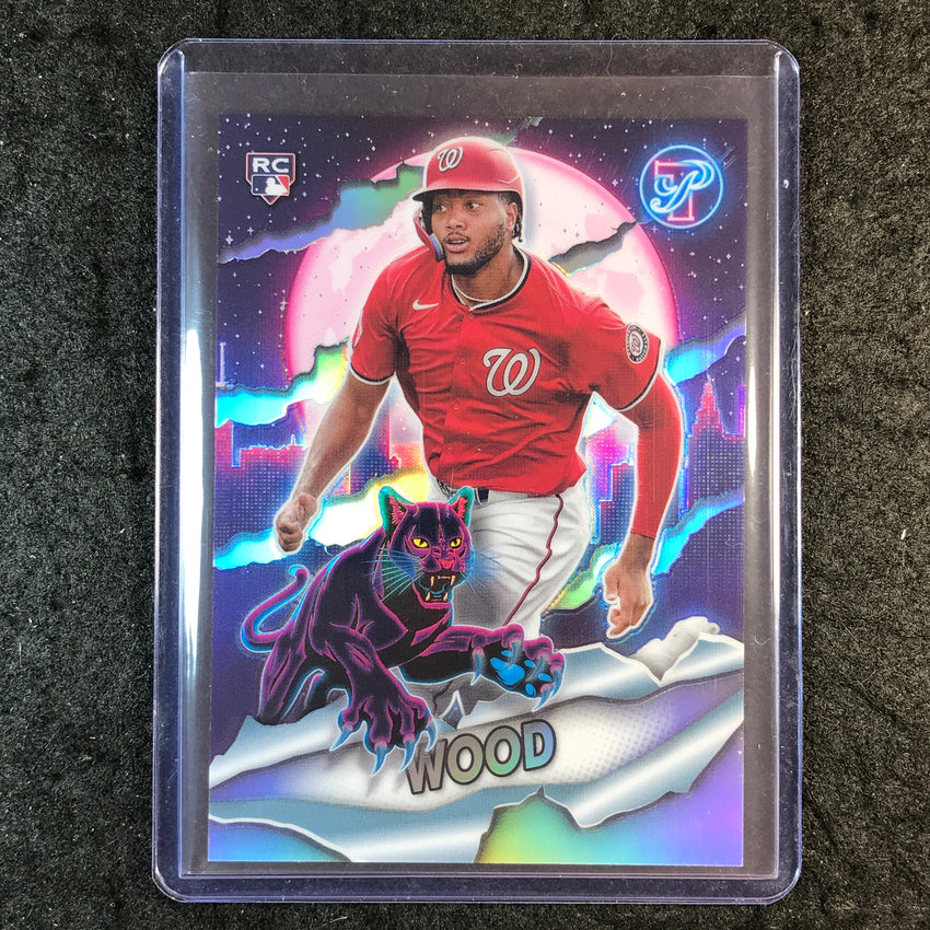 2025 Topps Pristine Baseball JAMES WOOD Prowlers Rookie SSP #12