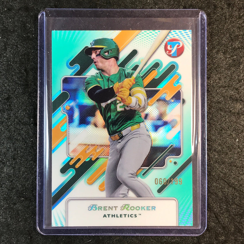 2025 Topps Pristine Baseball BRENT ROOKER Base Aqua 60/199 #95