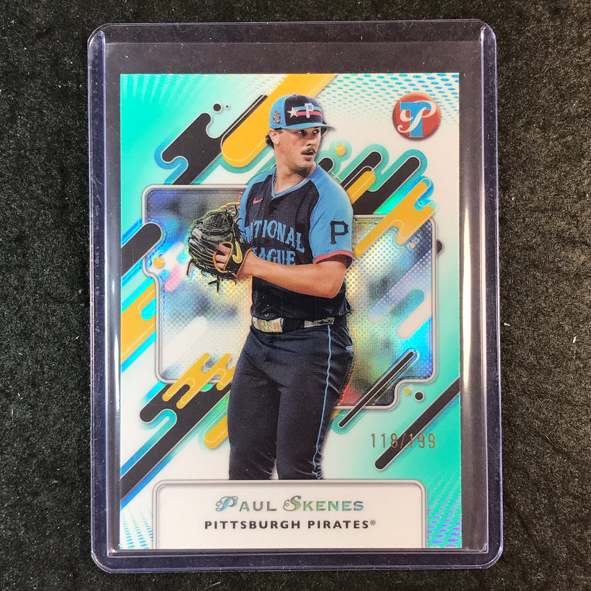 2025 Topps Pristine Baseball PAUL SKENES Base Aqua 118/199 #285